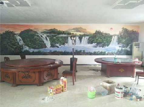 铜陵墙绘-写实风景