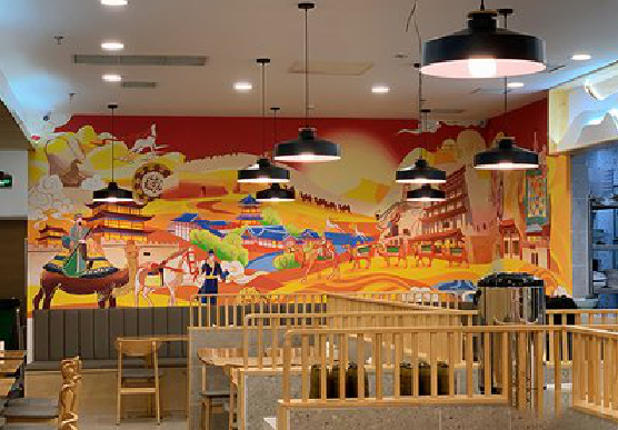 铜陵商业空间彩绘介绍。