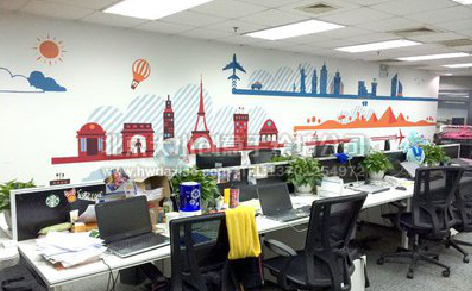 铜陵教你设计办公室墙绘的方法。