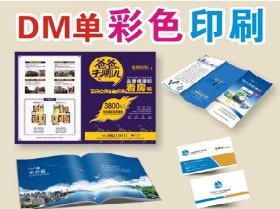 铜陵单页印刷，色彩搭配简单。