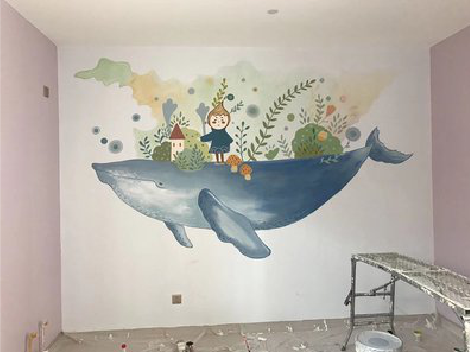 铜陵手绘墙的特点及优势。