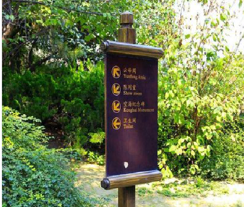 铜陵标识牌与环境之间有什么关系？